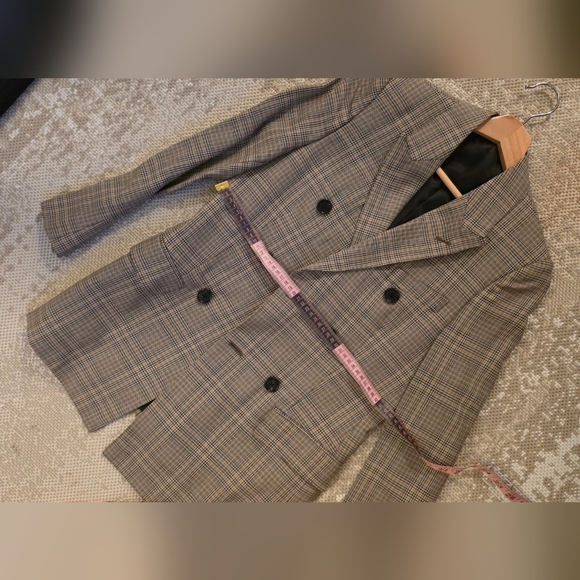 Celine Houndstooth Double Breasted Blazer - Picture 14 of 16